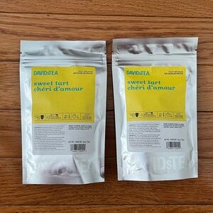 DAVIDsTEA Sweet Tart Fruit Infusion Caffeine Free Herbal Tea (2 x 50 grams)